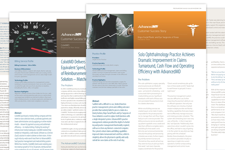 Case study template design