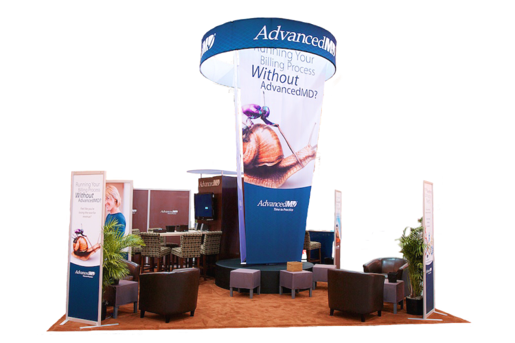 AdvancedMD trade show booth design