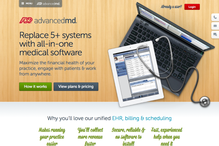 advancedmd.com redesign