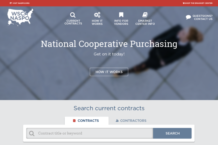 WSCA-NASPO site design